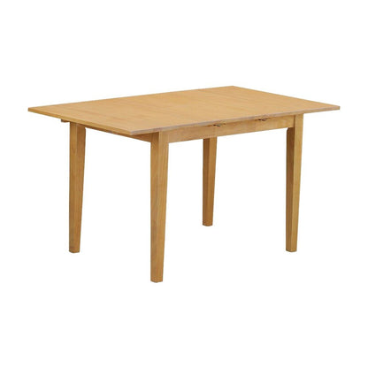 Rectangular Extendable Dining Table with Butterfly Leaf Extension, Oak