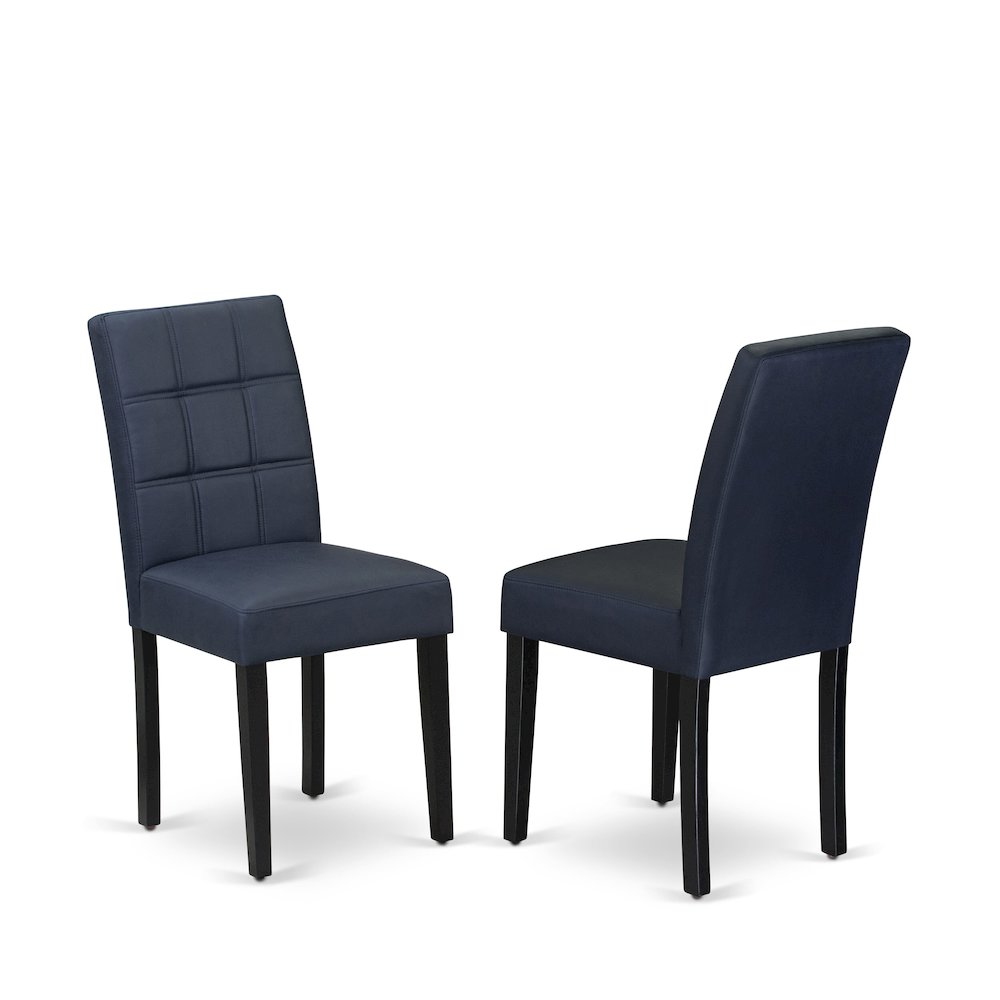 5-Piece Dining Room Set, Black & Cherry