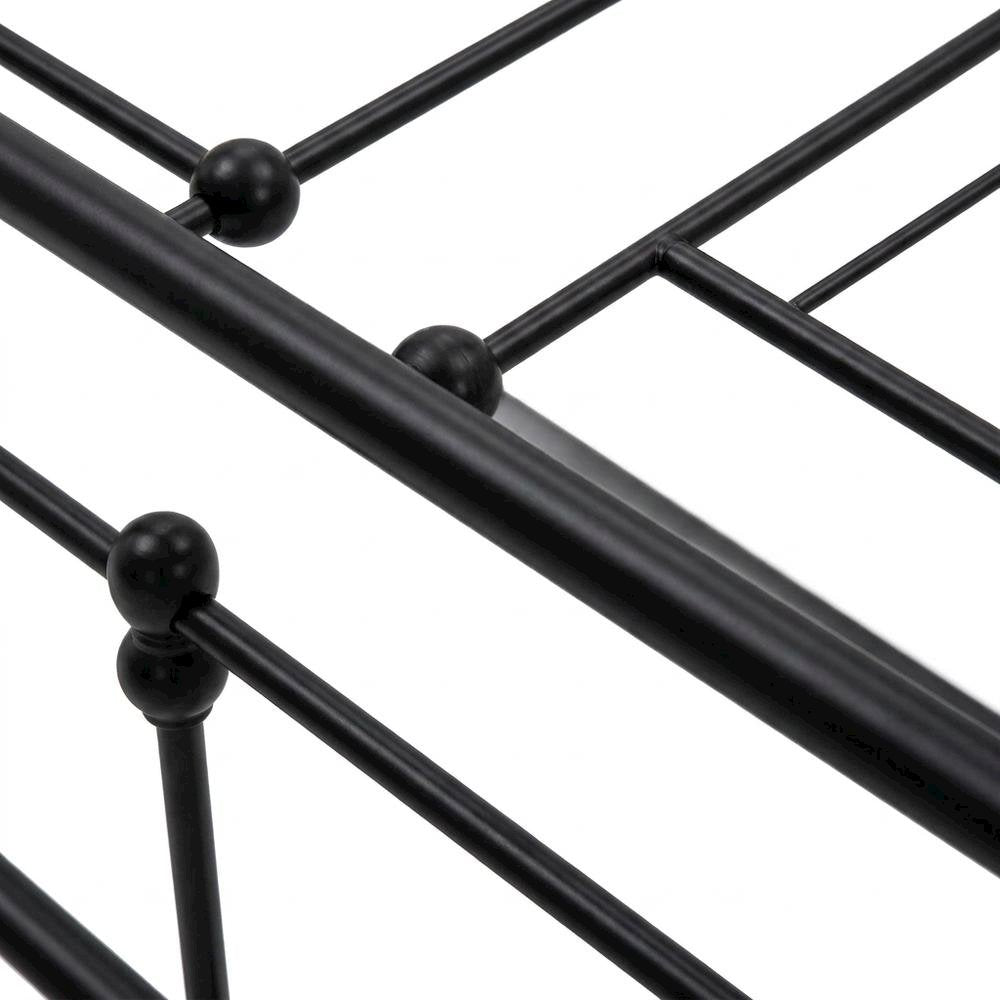 Solid Wood Canopy Bed with Metal Frame, Full Size Canopy Bed Frame