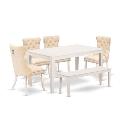 6 Piece Kitchen Table & Chairs Set