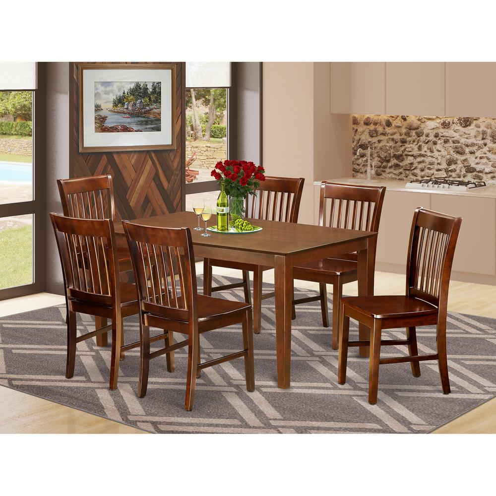 7  PC  Dining  room  set  -  Dinette  Table  and  6  Dining  Chairs