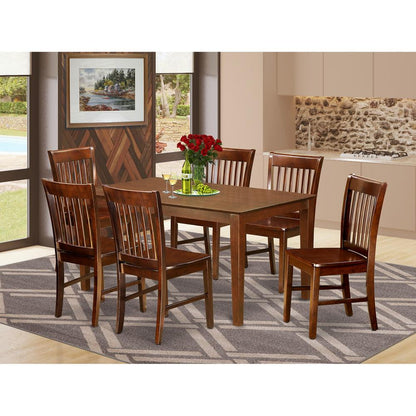 7  PC  Dining  room  set  -  Dinette  Table  and  6  Dining  Chairs