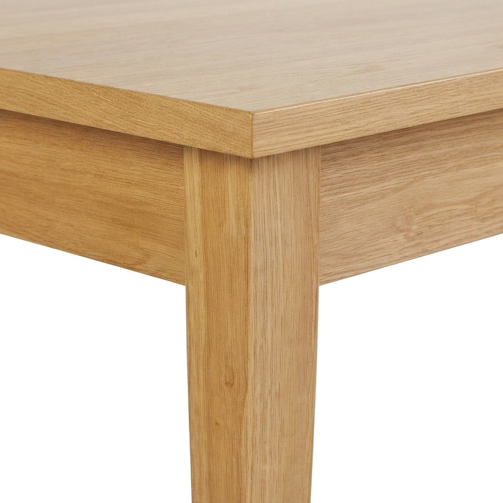 Solid Wood Dining Table Set with Bench and Chairs, Traditional