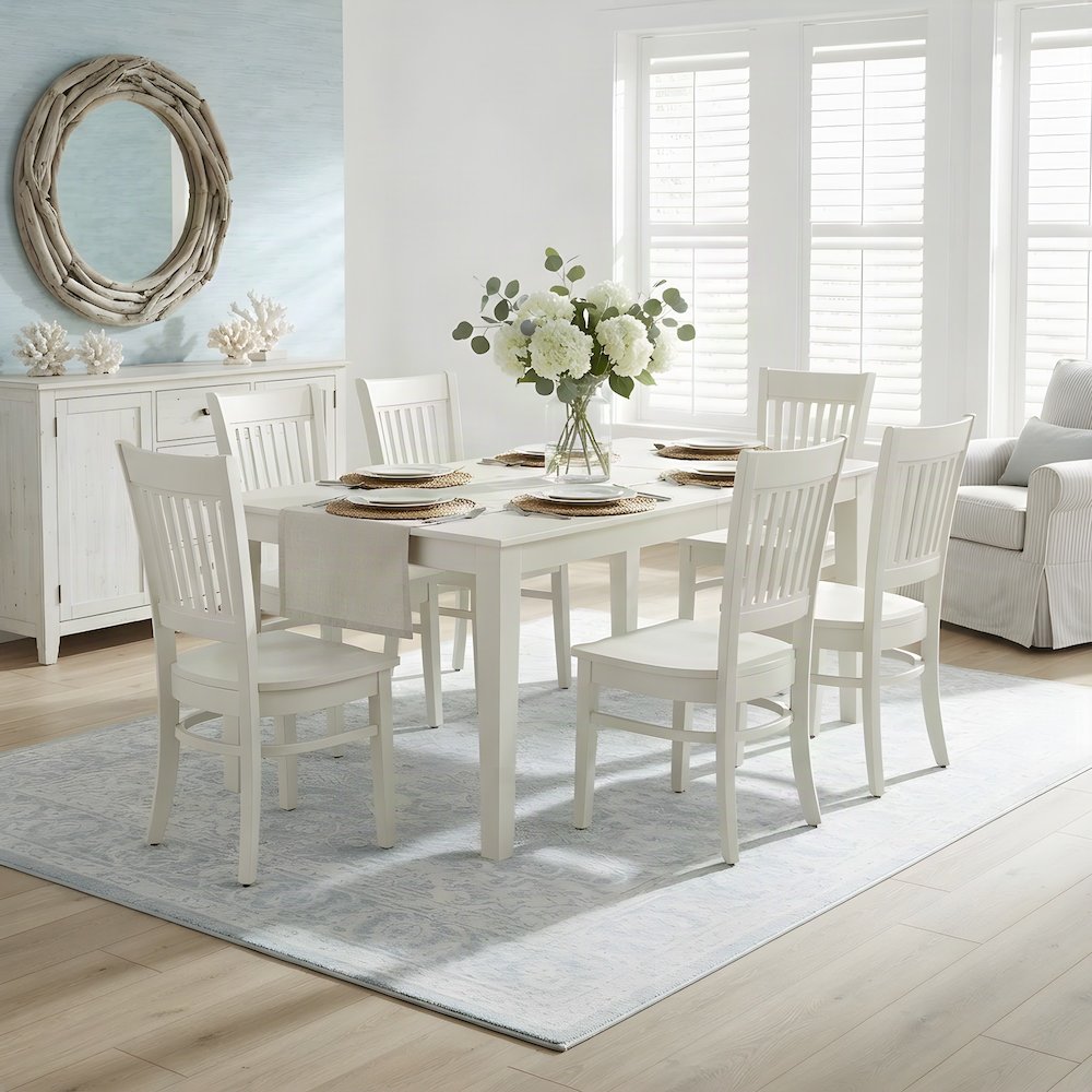 Wood Dining Table and Chairs Set, Kitchen Table with Seating