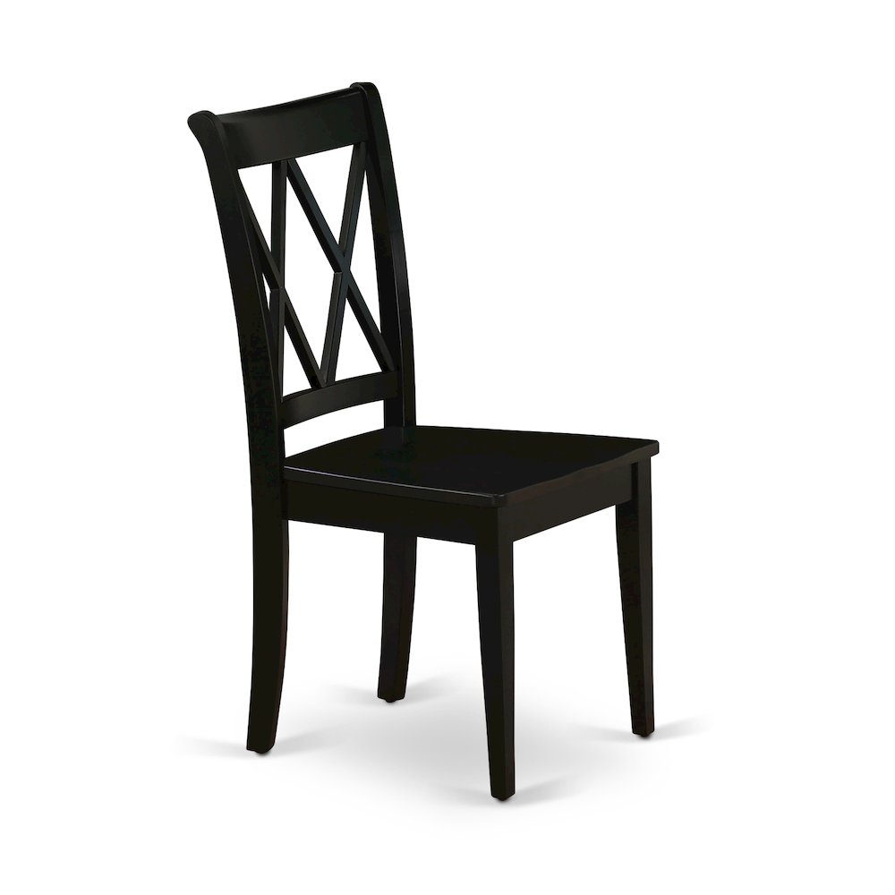5-Piece Dining Room Set, Black & Cherry