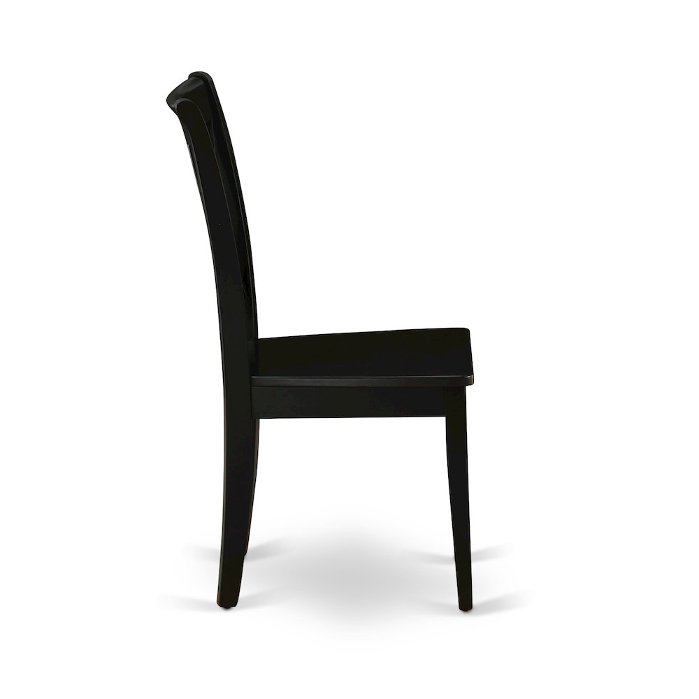 5-Piece Dining Room Set, Black & Cherry