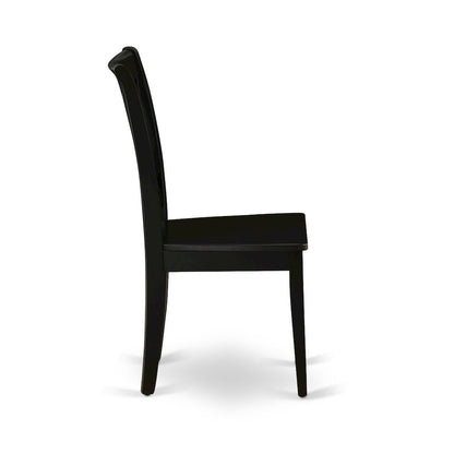 5-Piece Dining Room Set, Black & Cherry