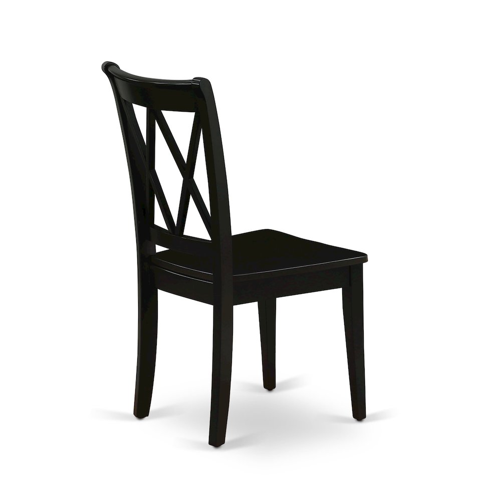 5-Piece Dining Room Set, Black & Cherry