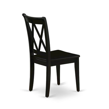 5-Piece Dining Room Set, Black & Cherry