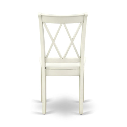9-Piece Dining Table Set, Linen White
