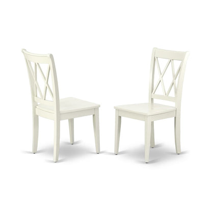 9-Piece Dining Table Set, Linen White