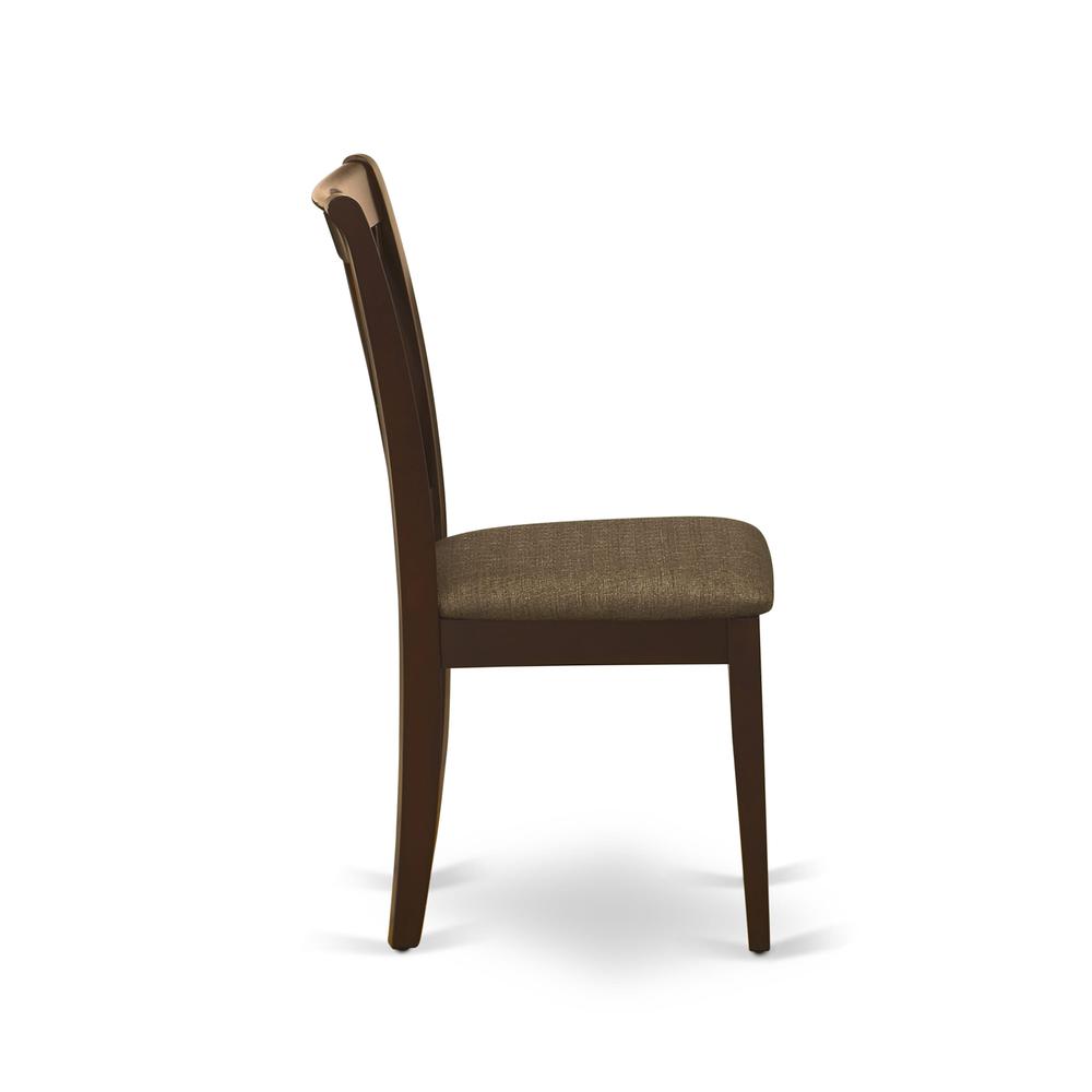 AMCL3-MAH-C 3 Piece Dining Room Table Set - 1 Dining Table and 2 Mahogany Dining Chairs - Mahogany Finish