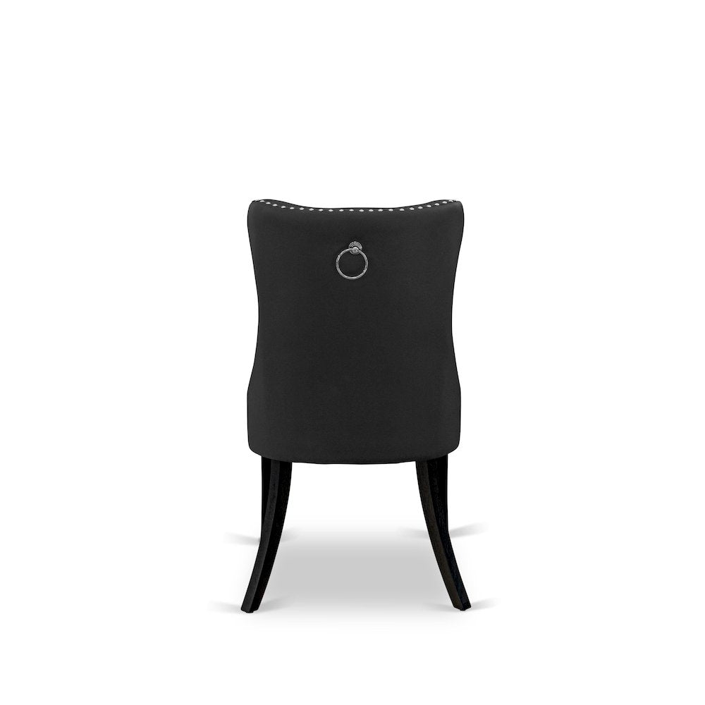 3 Piece Dining Table Set Contains a Round Kitchen Table with Dropleaf