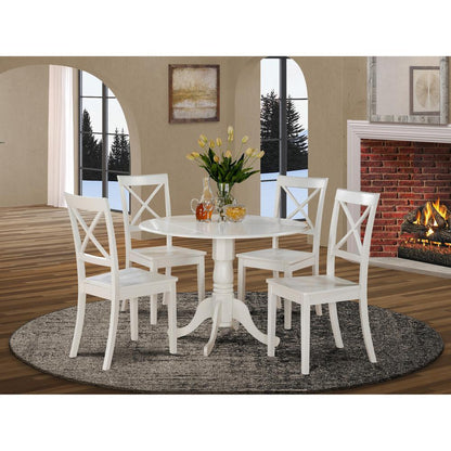 5  PC  small  Kitchen  Table  set-small  Table  and  4  dinette  Chairs