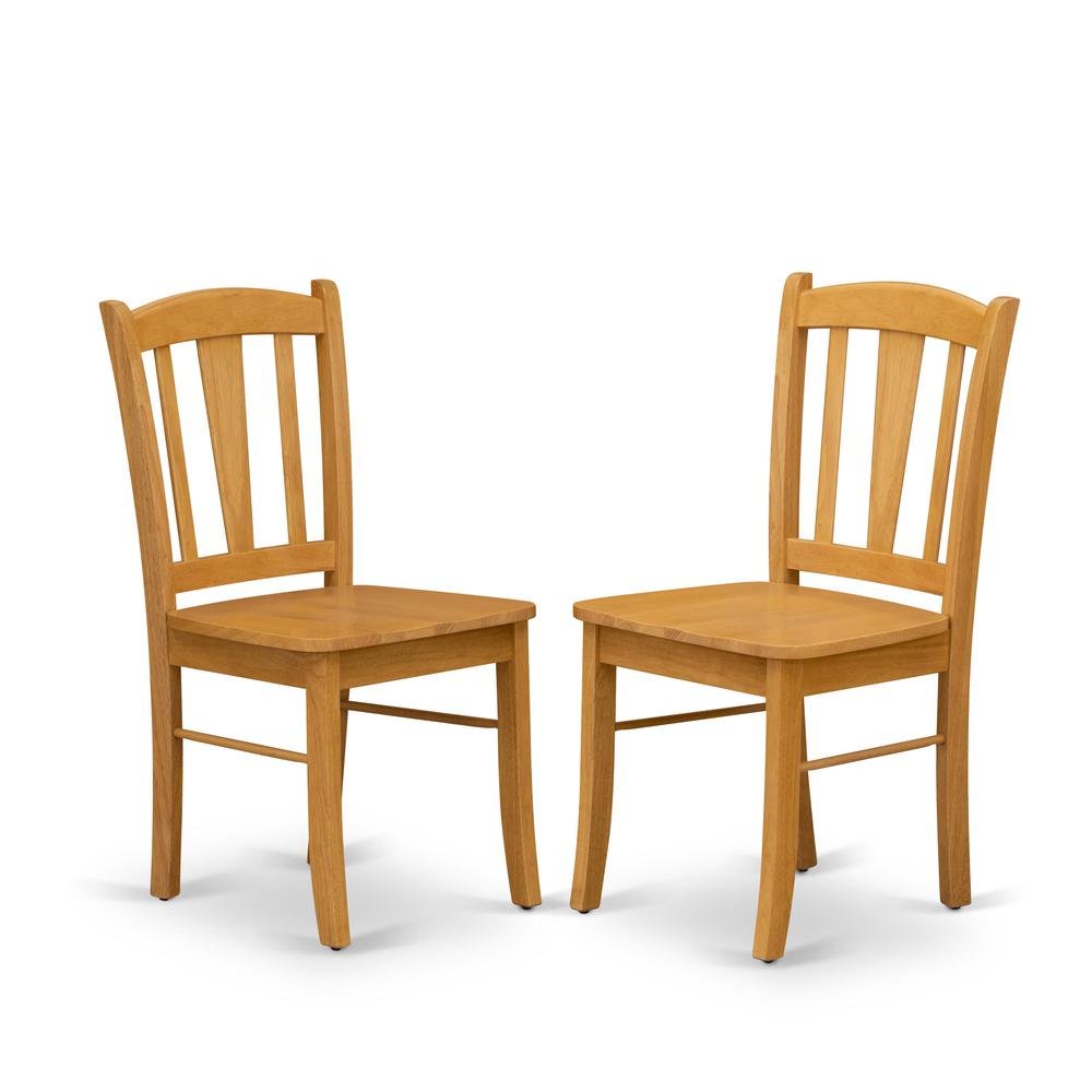 Elegant Wooden Dining Chairs – Classic Kitchen Chairs, Set of 2