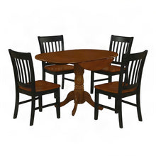 Round Dining Table Set with Pedestal Base for Kitchen or Breakfast Nook