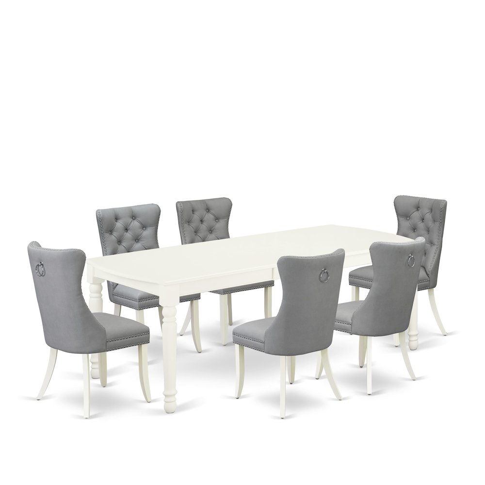 7 Piece Dining Room Set Consists of a Rectangle Kitchen Table
