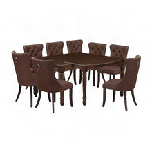 Kitchen Table and Chairs, Wood Dining Room Dinette 9 Piece Set