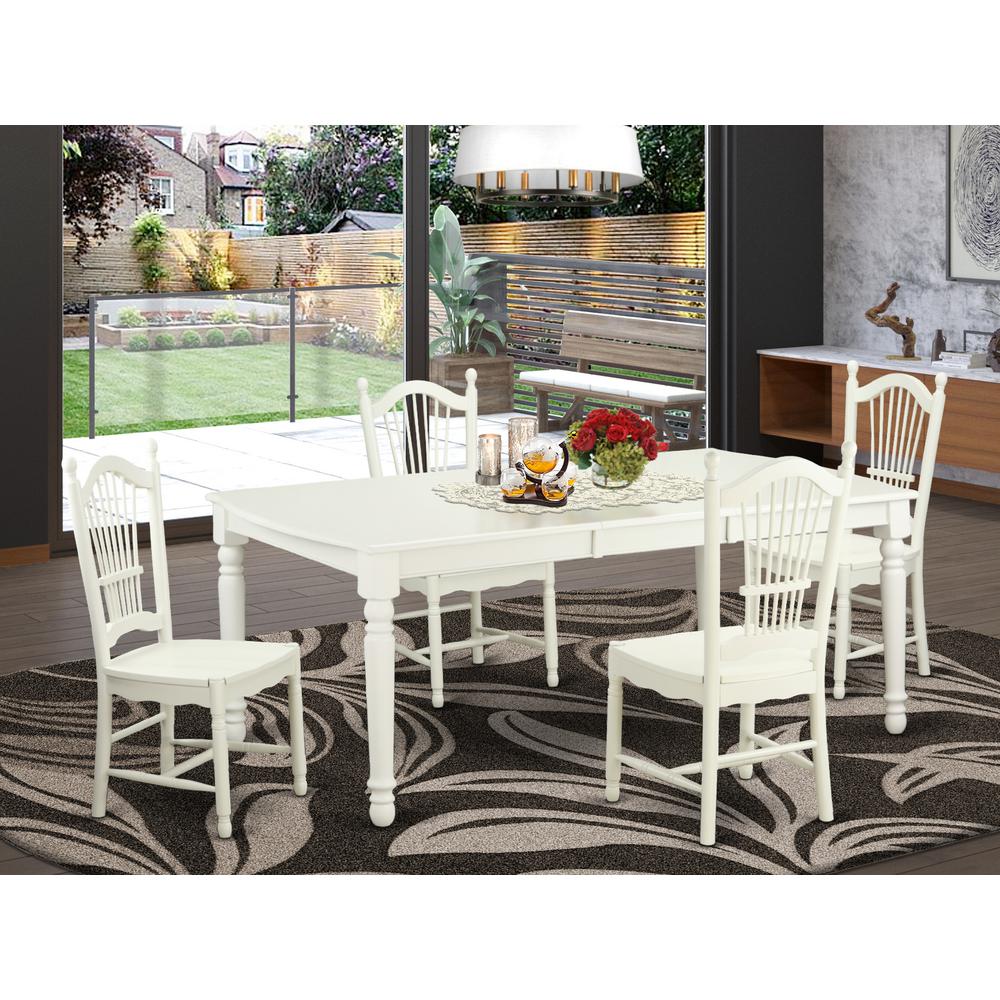 5  Pc  dinette  Table  set  -Kitchen  dinette  Table  and  4  Kitchen  Dining  Chairs