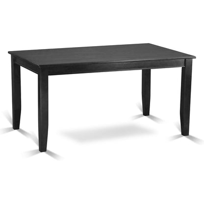 Dining Room Table Set for 4 with Rectangular Table and Wooden Chairs