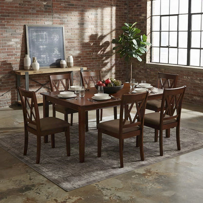 Mahogany Dining Table and Chairs Set for Kitchen or Dining Room