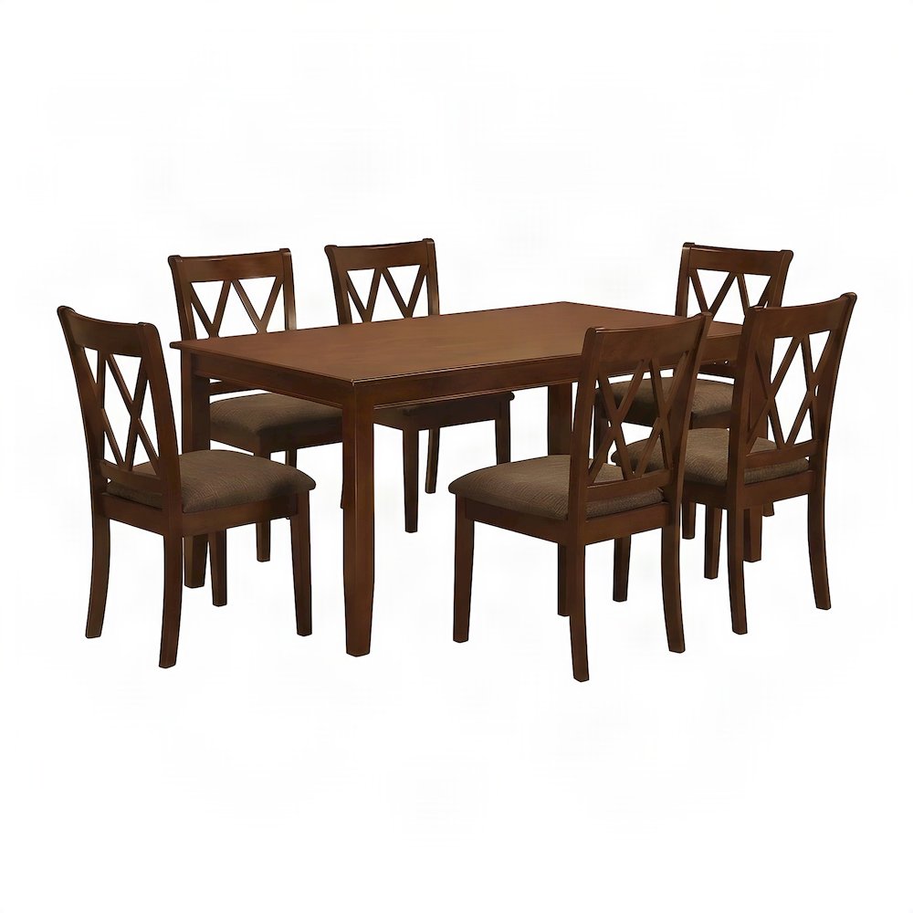 Mahogany Dining Table and Chairs Set for Kitchen or Dining Room