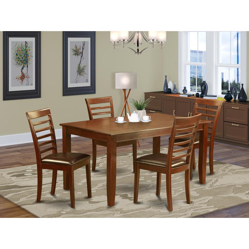 5  PC  Formal  Table  set  for  4  -  Dining  Table  with  4  Dining  Chairs