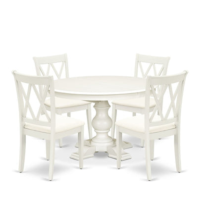 7-Piece Dinner Set, Linen White