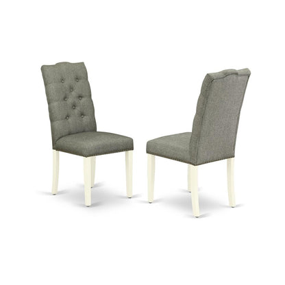 Dining Room Set Linen White, SUEL3-LWH-07