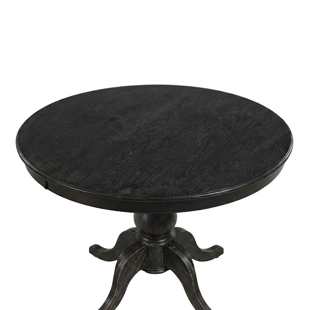Solid Wood Circular Kitchen and Round Dining Table, Modern Farmhouse