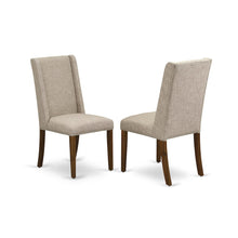 Fabric-Upholstered Parsons Dining Chair with Solid Wood Legs