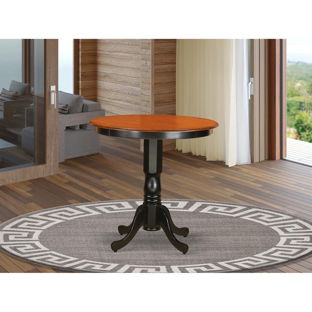 JACH3-BLK-C 3 PC counter height Table and chair set - high Table and 2 counter height Dining chair.