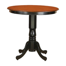 Solid Wood Round Counter Height Pub Table with Pedestal Base