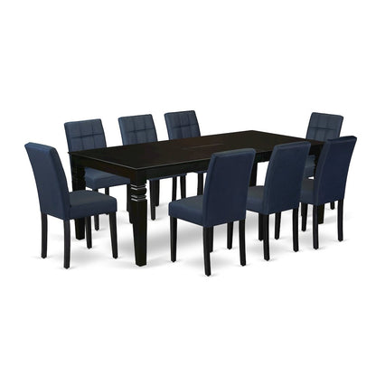 9 Piece Dinner Table Set contain A Kitchen Table