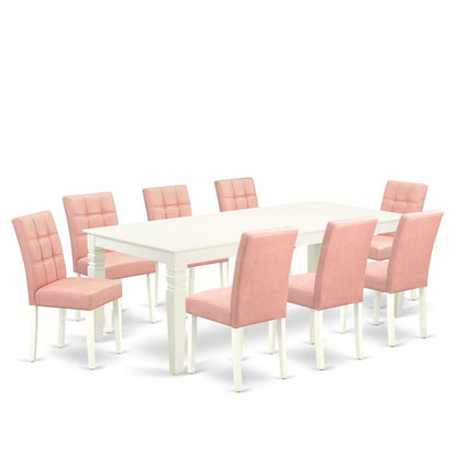 9 Piece Dinette Table Set contain A Modern Dining Table