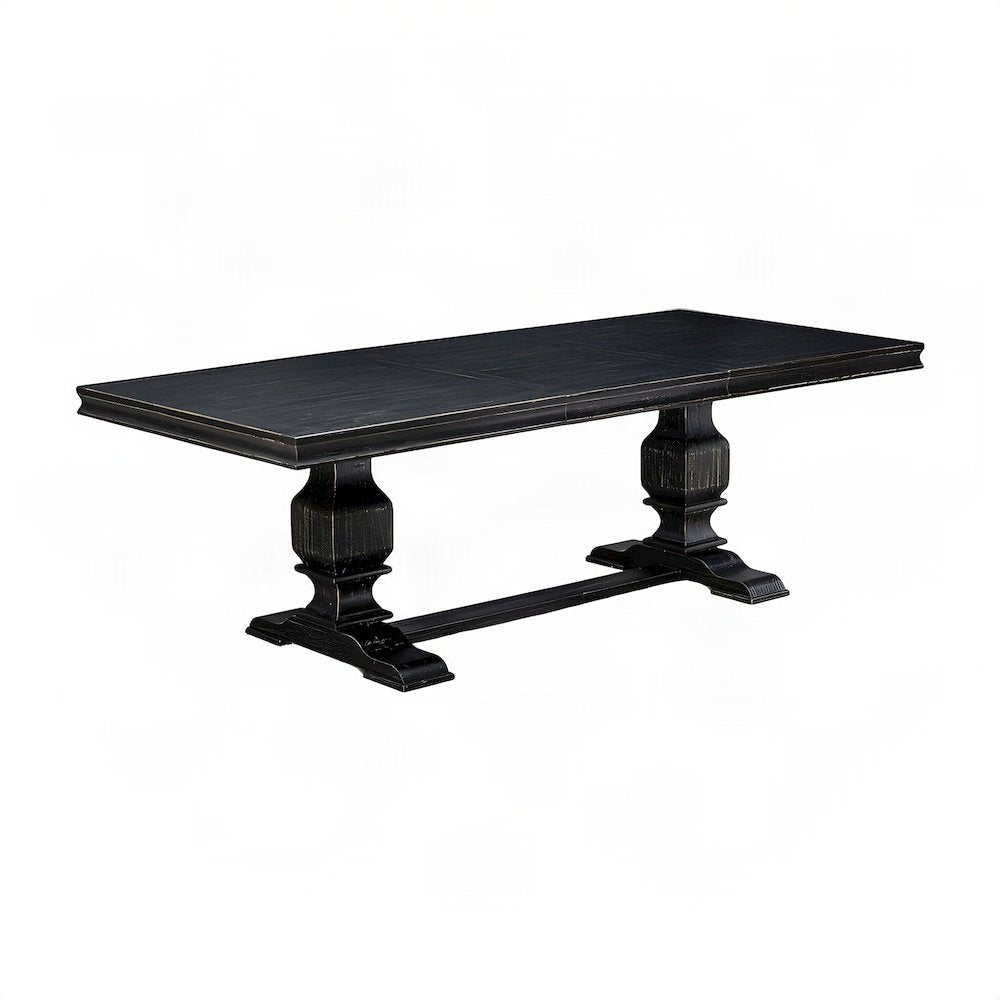Solid Wood Rectangular Dining Table, Modern Kitchen Dinner Table