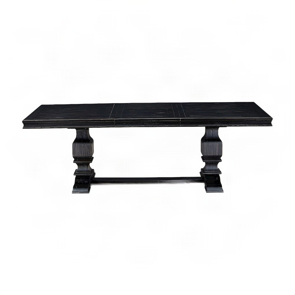 Solid Wood Rectangular Dining Table, Modern Kitchen Dinner Table