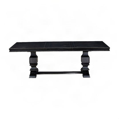 Solid Wood Rectangular Dining Table, Modern Kitchen Dinner Table