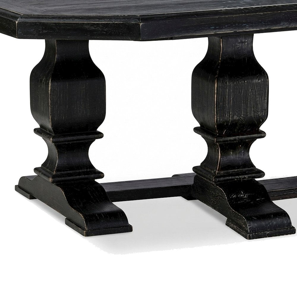 Solid Wood Rectangular Dining Table, Modern Kitchen Dinner Table