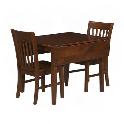 Mahogany Dining Table with Chairs, Small Kitchen Dinette Set