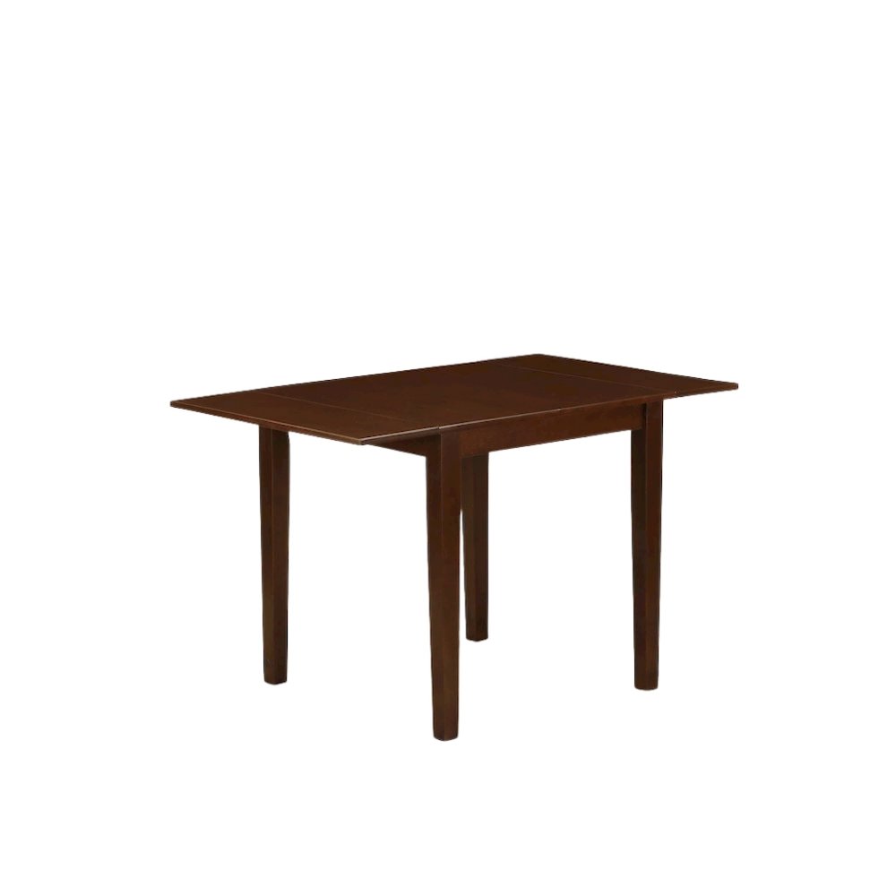 Mahogany Wood Dining Table, Rectangular Dinner Table, Sturdy 4 Legs