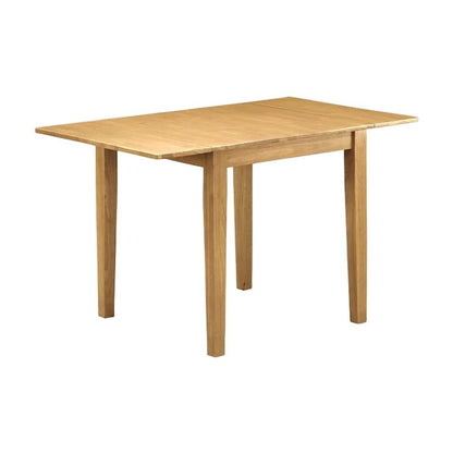 Wood Drop Leaf Kitchen and Dining Table for Apartments, Small Spaces, Oak