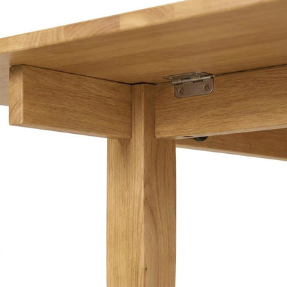 Wood Drop Leaf Kitchen and Dining Table for Apartments, Small Spaces, Oak