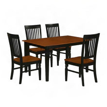 Wood Dining Table and Chairs Set for Small Kitchen or Breakfast Nook