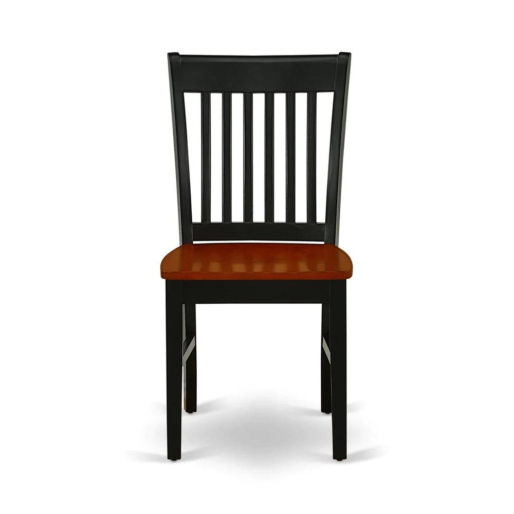 Dining Chair Black & Cherry, NFC-BCH-W