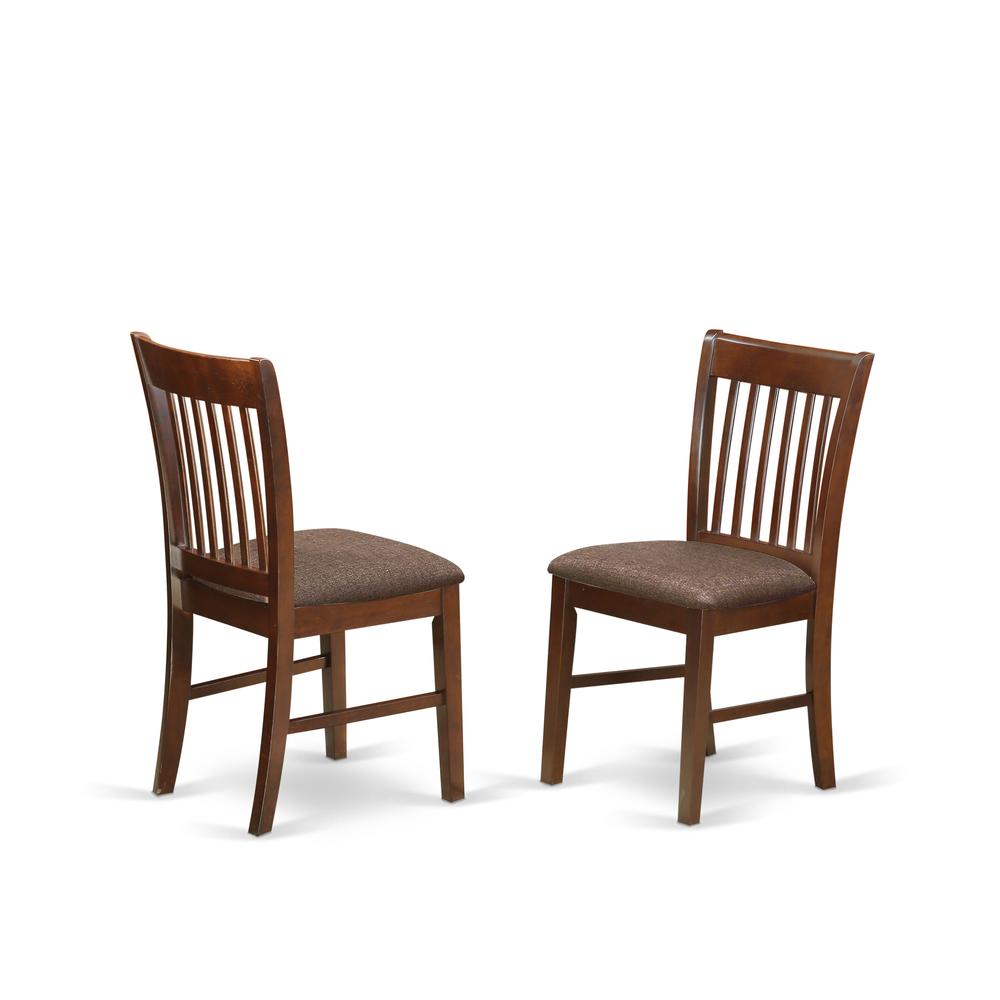 DUNO5-MAH-C 5 Pc Formal Dining room set-Dinette Table and 4 dinette Chairs