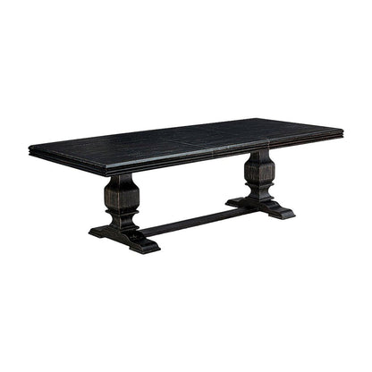 Solid Wood Rectangular Dining Table for Kitchen and Dining Room