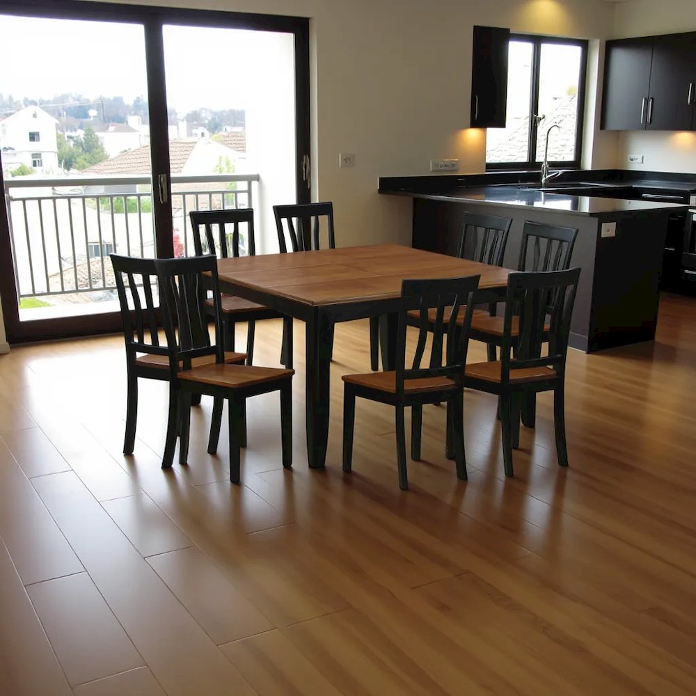 Elegant 9-Piece Dining Table Set – Solid Wood Dining Table for 8