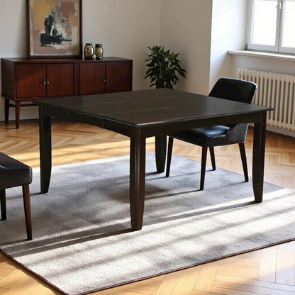 Elegant Expandable Dining Table – Solid Wood Round Dining Table for 6