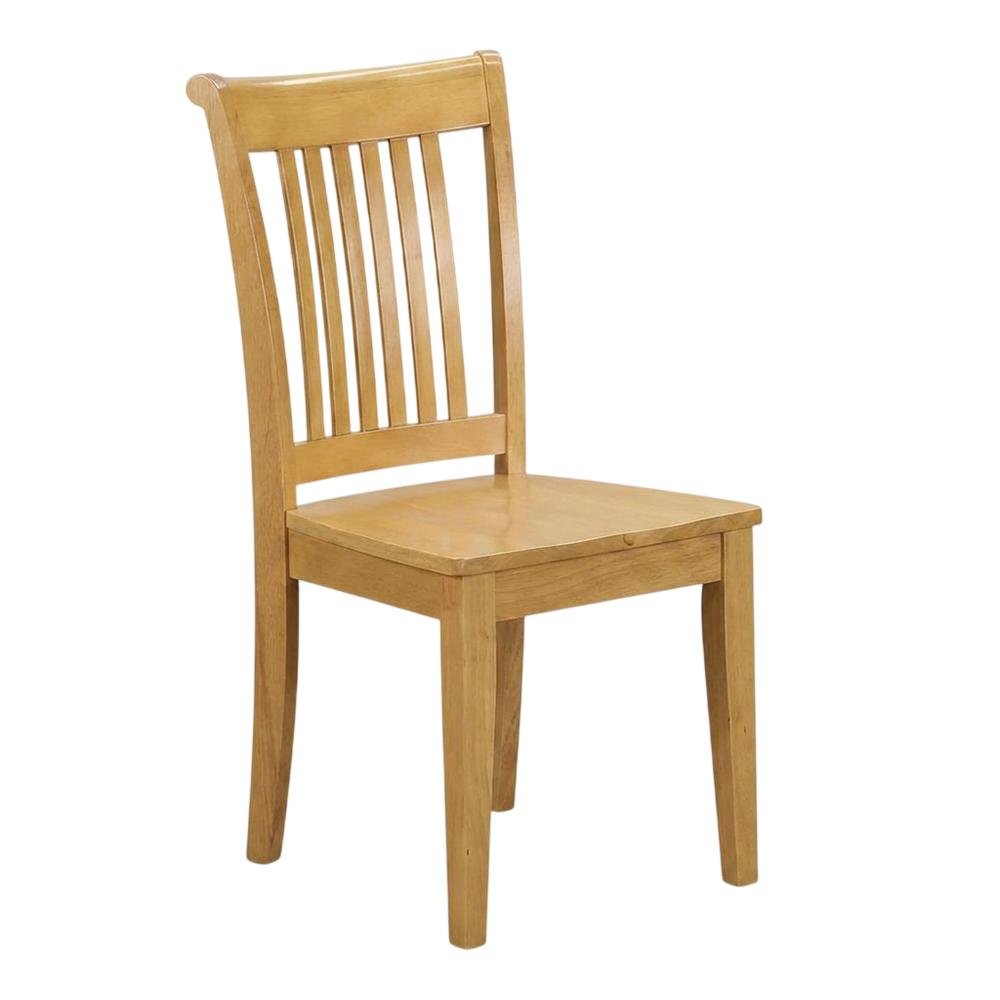 Oak Wood Dining Chair with Solid Wood Legs for Kitchen or Dining Room, Set of 2